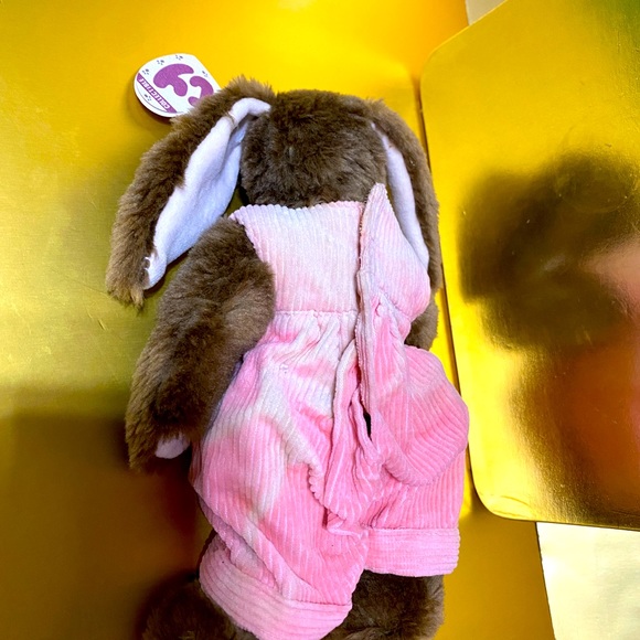 TY VINTAGE 1993 THE ATTIC TREASURES COLLECTION ROSE BUNNY ATTACHED ORIGINAL TAGS - Picture 6 of 11